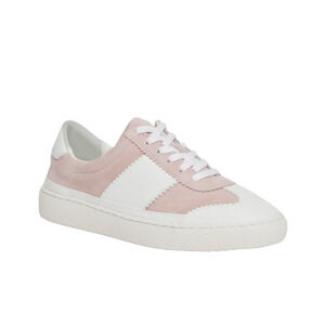 PAIGE Brie Sneaker 6M White Blush Leather Low Top New NIB